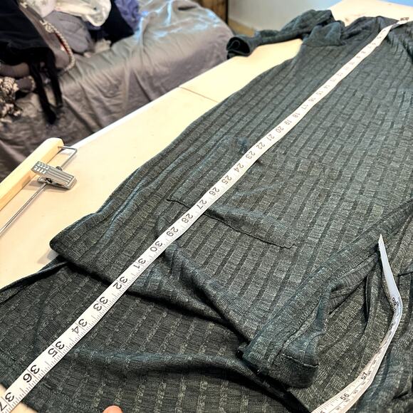 KNOX ROSE forest green‎ open cardigan Womans medium forestcore, goblincore - Picture 13 of 13